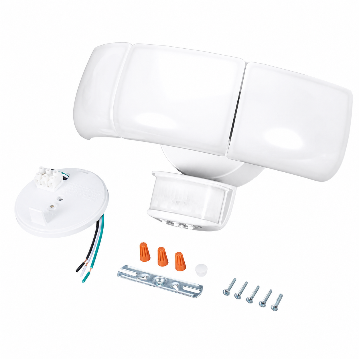 KODA — Projecteur de sécurité LED activé par mouvement — vue recréée sur fond blanc 4