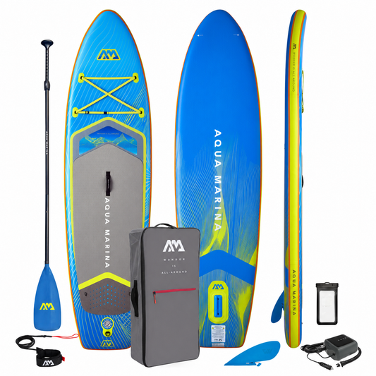 Aqua Marina — Paddleboard gonflable Revolution — vue recréée sur fond blanc 2