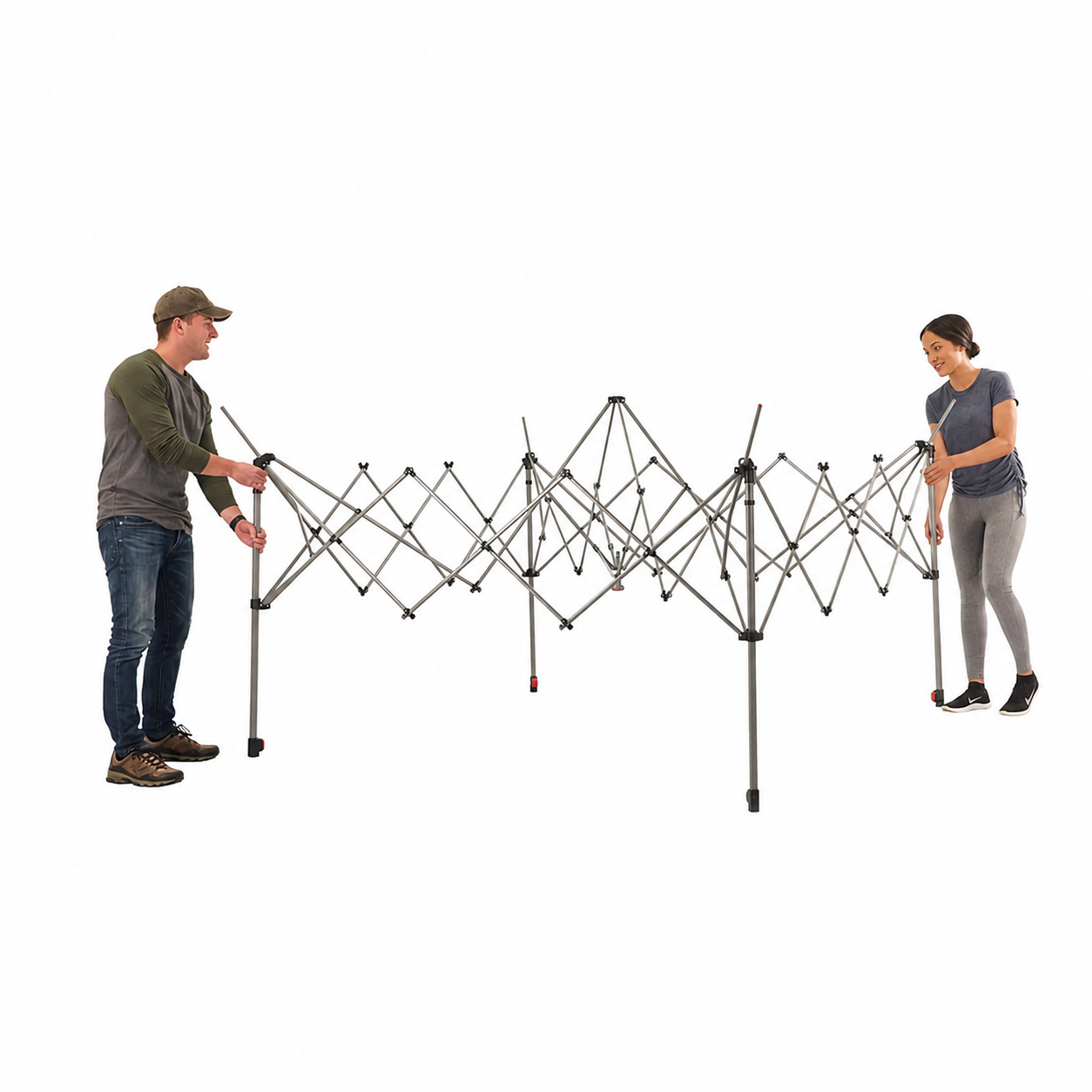 Coleman — Abri Oasis 13 pi × 13 pi avec mur d’ombrage — vue recréée sur fond blanc 4
