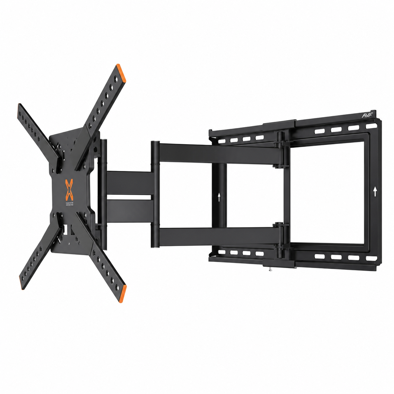 AVF — Support mural inclinable et orientable pour téléviseurs de 32 à 100 po — vue recréée sur fond blanc 4