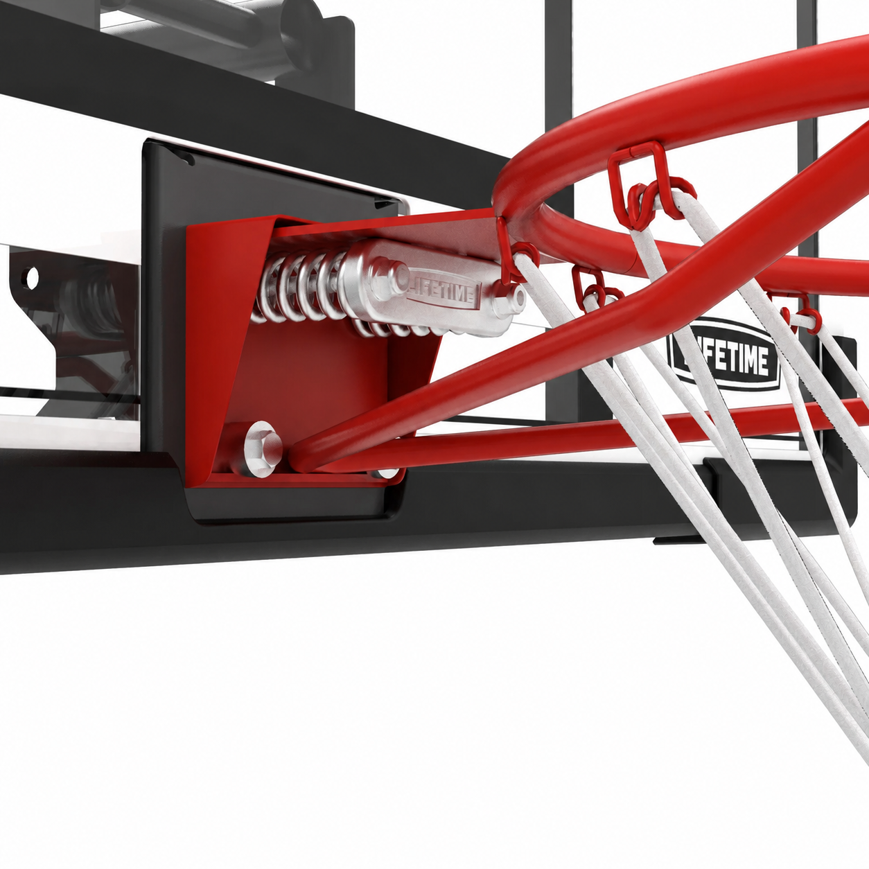 Lifetime — Panier de basketball PowerLift 54 po — vue recréée sur fond blanc 4