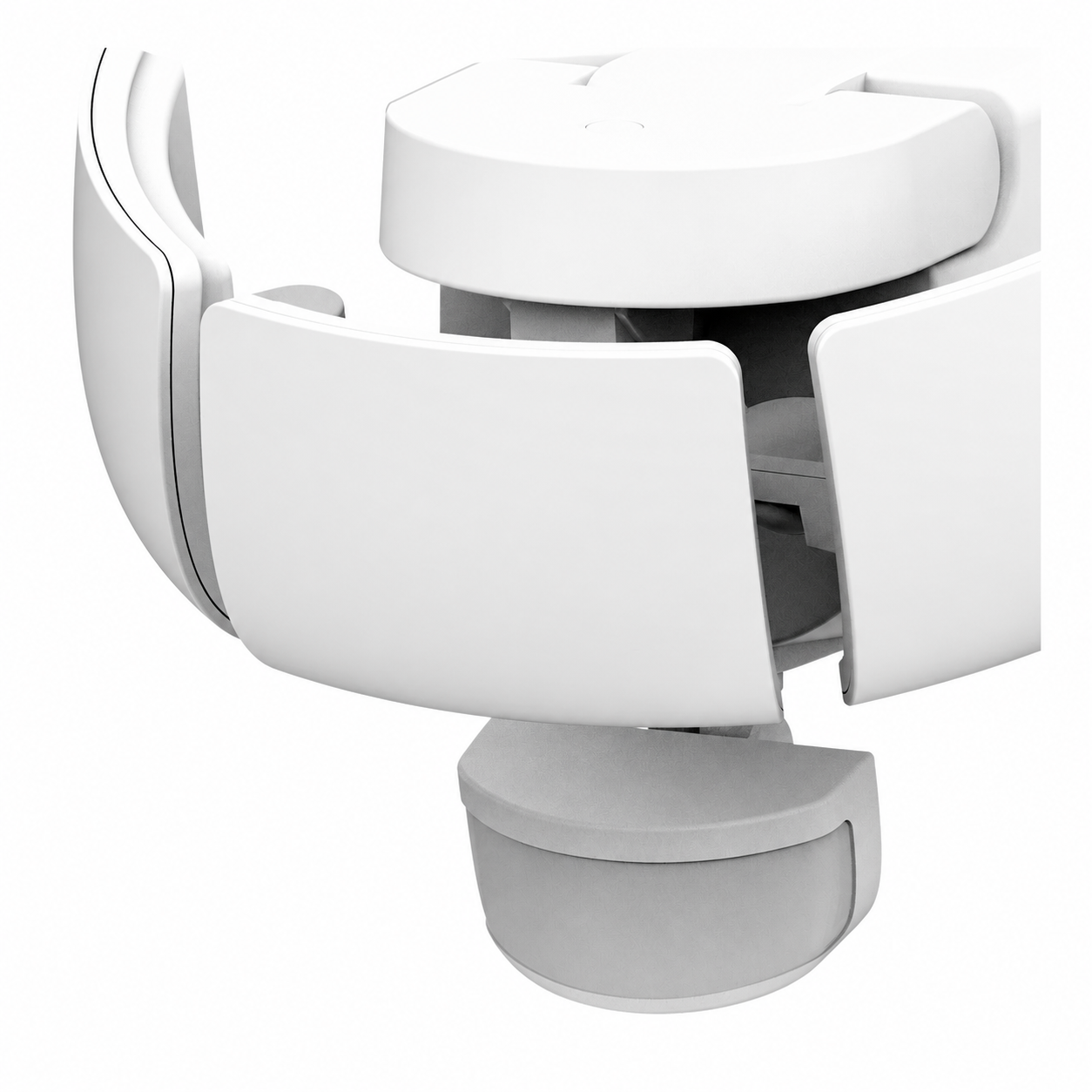 KODA — Projecteur de sécurité LED activé par mouvement — vue recréée sur fond blanc 2