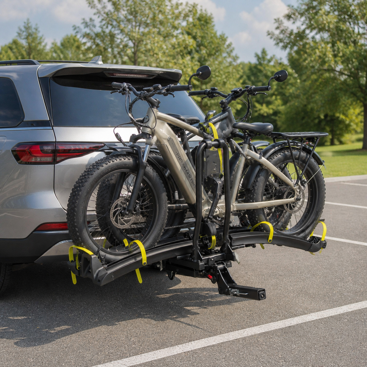 Vista by Kilimanjaro — Support d’attelage plateforme pour 2 vélos électriques — image générale en contexte