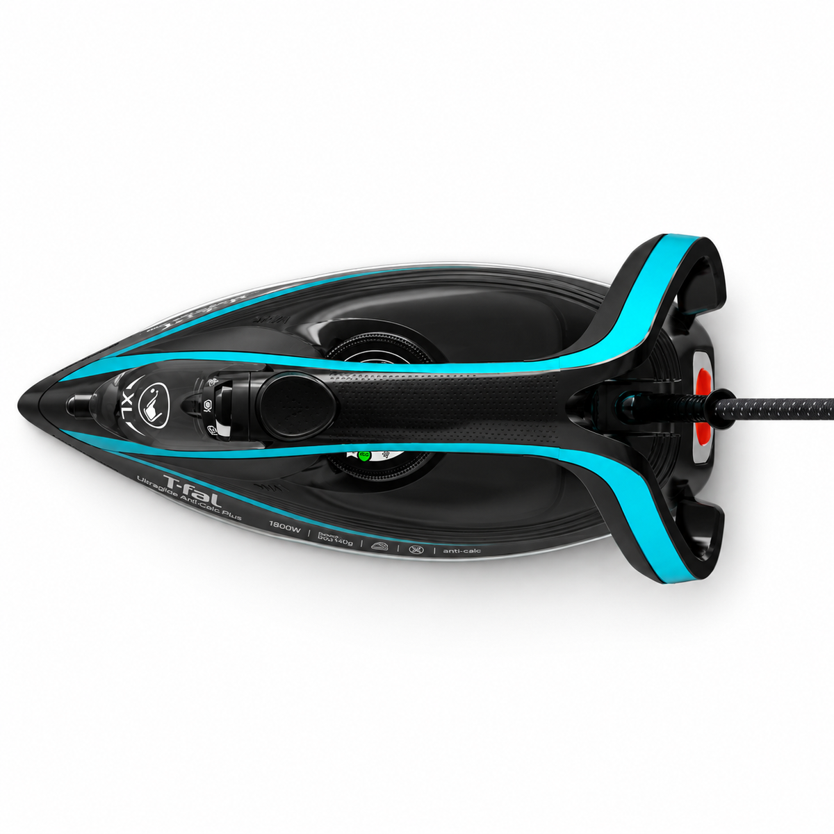 T-fal — Ultraglide Plus — Fer à vapeur — fond-blanc-dessus