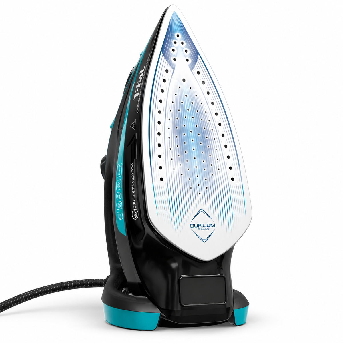 T-fal — Ultraglide Plus — Fer à vapeur — fond-blanc-semelle